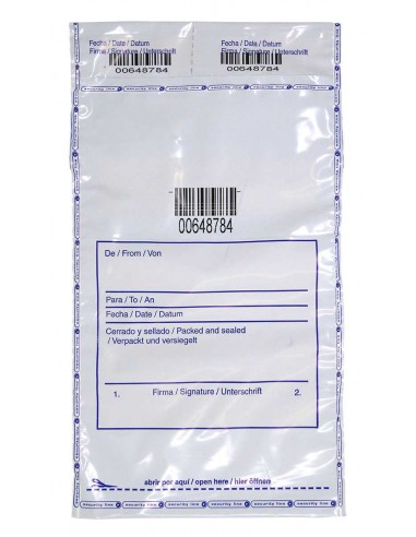 Sobre de Seguridad 15x23 Blanco