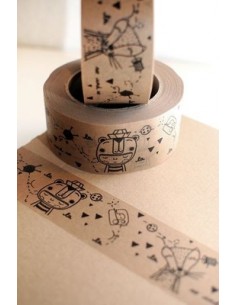 Cinta de papel Kraft Autoadhesiva (72mm) 2