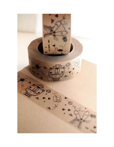 Cinta de papel Kraft Autoadhesiva (72mm)