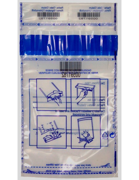 Sobre de Seguridad 15x23 Transparente