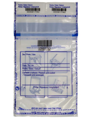 Sobre de Seguridad 15x23 Transparente