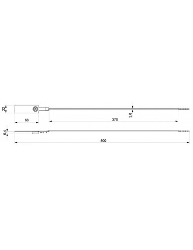 Precinto SP 3.8 | Doble Franja