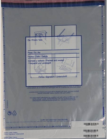 Sobre de Seguridad 30X40 Transparente