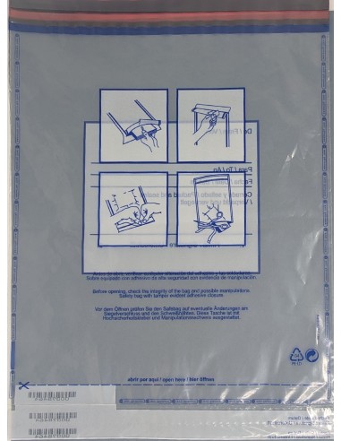 Sobre de Seguridad 30X40 Transparente