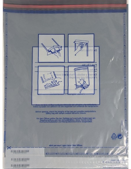 Sobre de Seguridad 30X40 Transparente