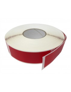 Etiqueta de Seguridad 120x40 Rojo | Sin Numerar 2