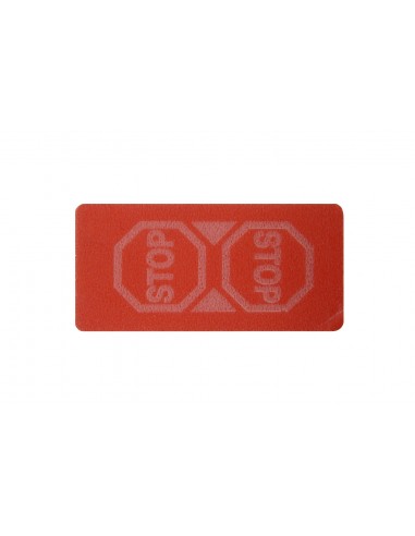 Etiqueta de Seguridad 25x12 Rojo | Sin Numerar