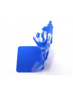Etiqueta de Seguridad 25x12 Azul 2