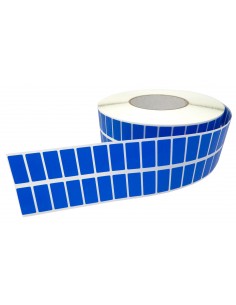 Etiqueta de Seguridad 25x12 Azul | Sin Marcar 2
