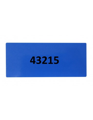 Etiqueta de Seguridad 85x25 Azul