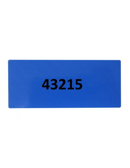 Etiqueta de Seguridad 85x25 Azul