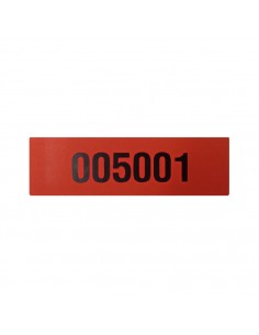 Etiqueta de Seguridad 85x25 Rojo