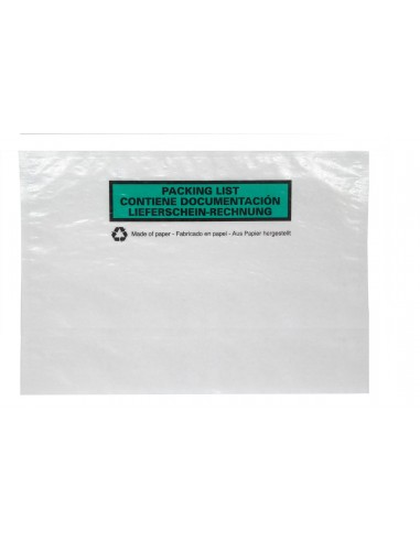 Packing List Papel 23x16 con impresión