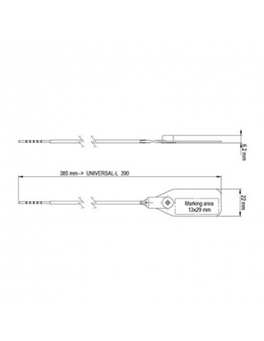 Precinto Universal Seal UNISEAL (Talla L)