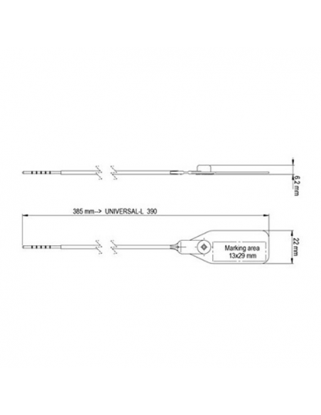 Precinto Universal Seal UNISEAL (Talla L) Precinto Universal Seal UNISEAL (Talla L)